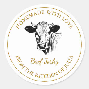 Étiquette Jerky Beef fait maison
