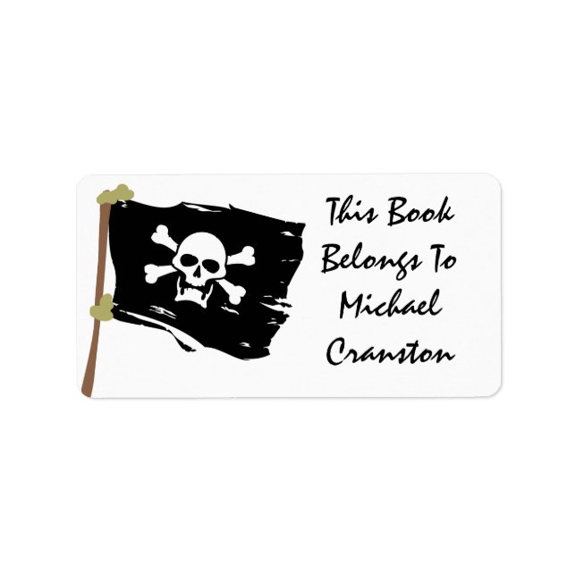 Étiquette jolly roger (Devant)