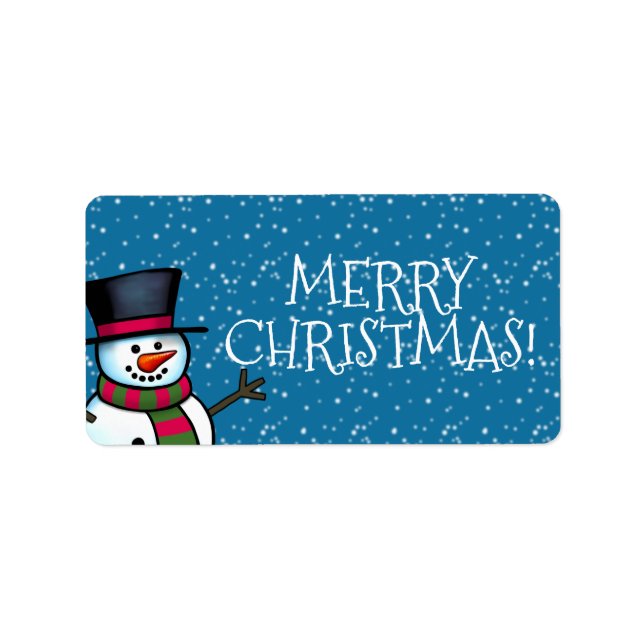 Étiquette Joyeux Noël (Devant)