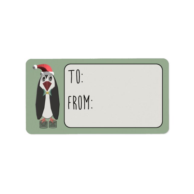 Étiquette Jumping Jiminy Noël (Devant)