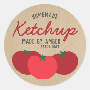 Étiquette Ketchup maison