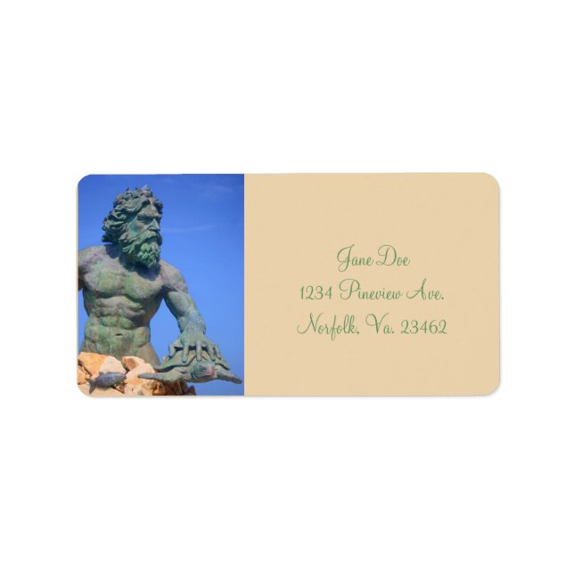 Étiquette King Neptune par Shirley Taylor (Devant)