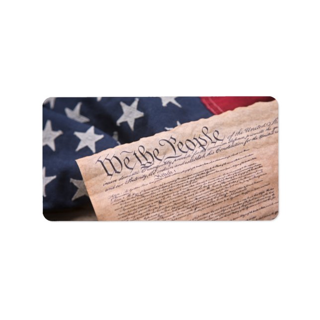 Étiquette La Constitution (Devant)
