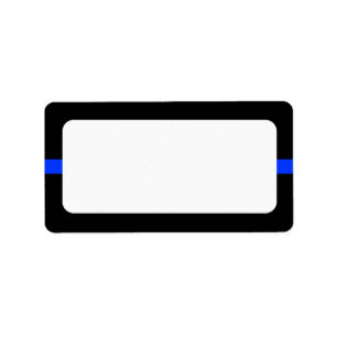 Étiquette La police amincit l'adresse vide de Blue Line