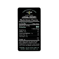 La valeur nutritive du miel avec l'avertissement p