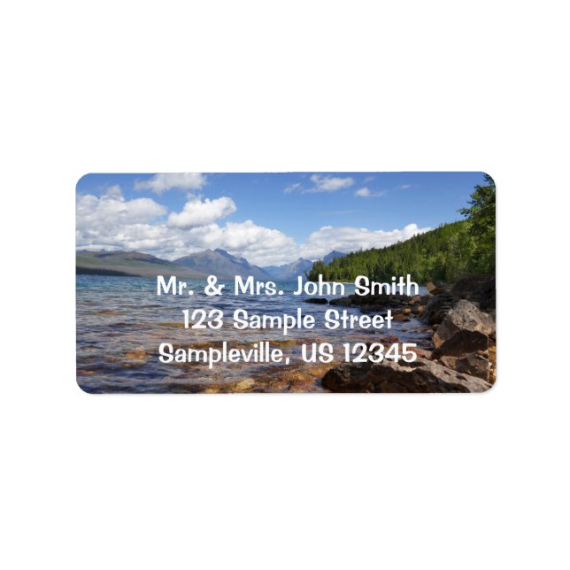 Étiquette Lac McDonald I (Devant)