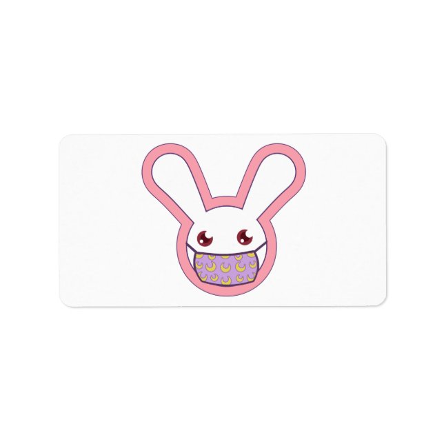 Étiquette Lapin de sécurité (Devant)