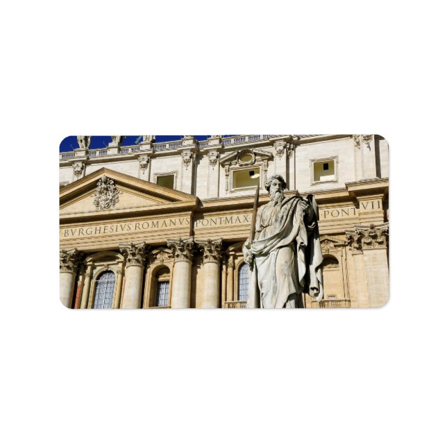 Étiquette Le musée du Vatican (Devant)