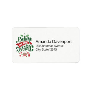 Étiquette Le Typographe du Magic Christmas