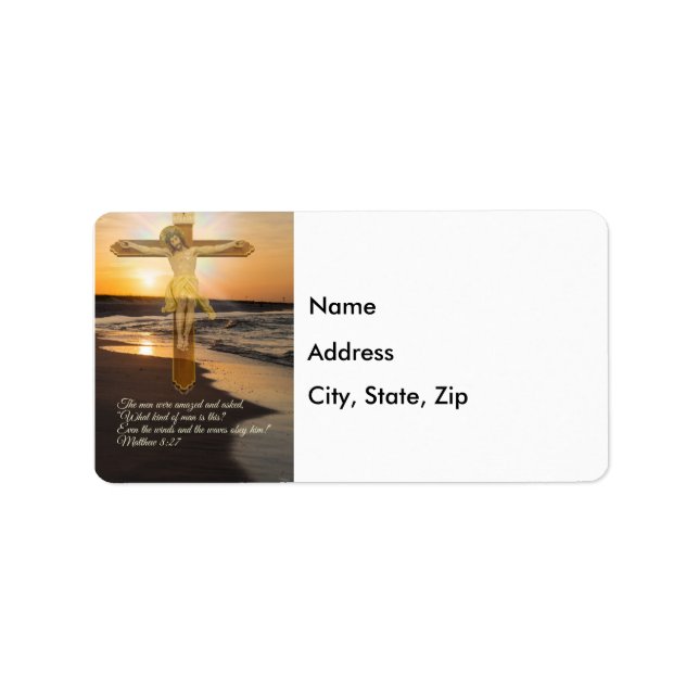 Étiquette Le Vent Et Les Vagues L'Obéissent (Devant)