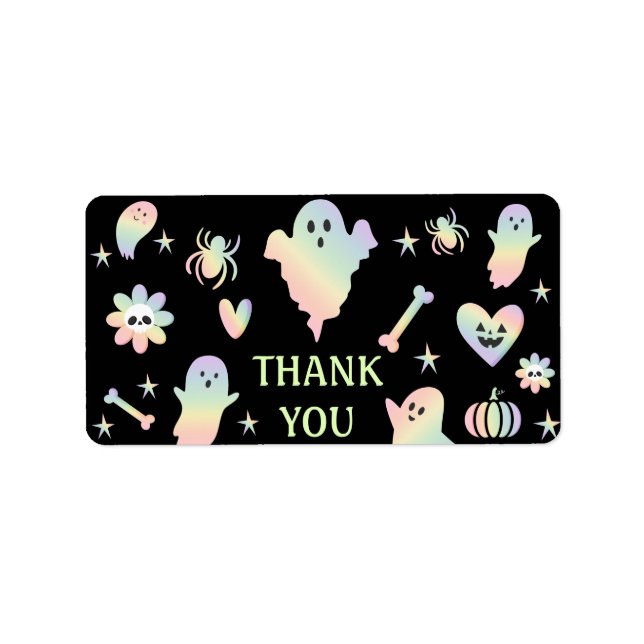 Étiquette Let's Get Spooky,Halloween party  (Devant)