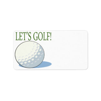 Étiquette Lets Golf