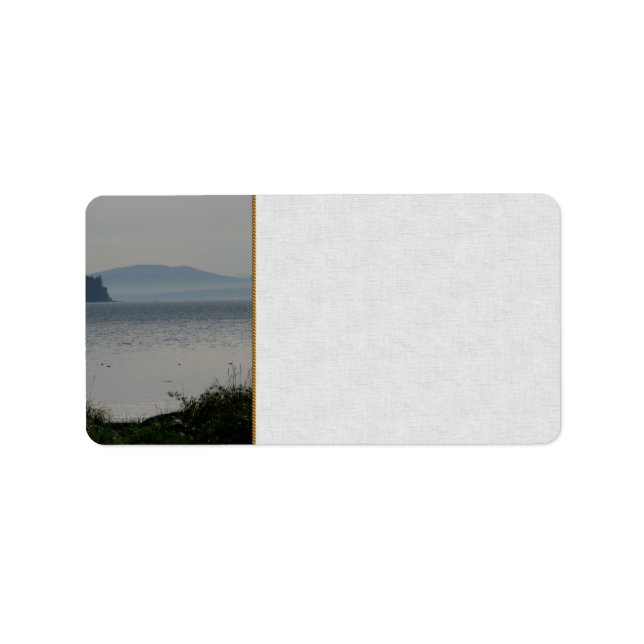Étiquette L'Île Des Orques De Birch Bay (Devant)