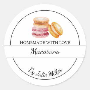 Étiquette Macarons maison simple