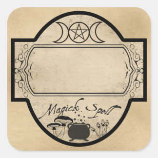 ÉTIQUETTE MAGICK SPELL
