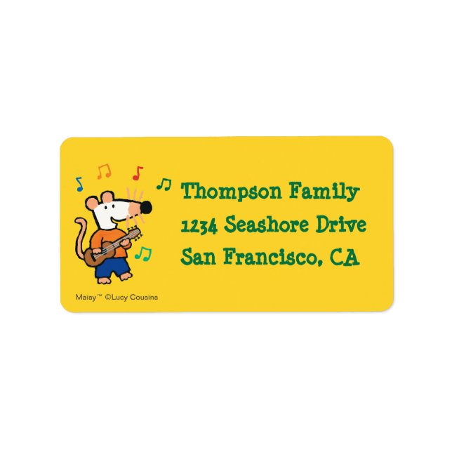 Étiquette Maisy et les amis jouent dans la bande (Devant)