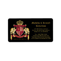 Make Your Own Coat of Arms Red Gold Eagle Emblème