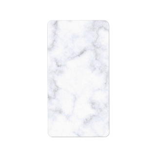 Étiquette Marbre blanc