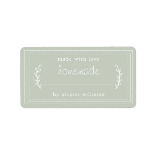 Étiquette Marchandises Rustiques Maison Cuisine Jam Canne Ve