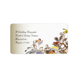 Étiquette Mardi Gras Mariage Favoriser Lip Balm Tube