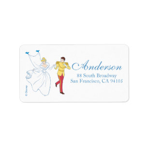 Étiquette Mariage Cendrillon Cendrillon & Prince Charming