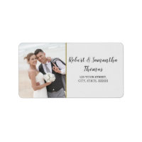 Mariage de calligraphie photo fanée en gros
