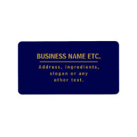 Marine Blue & Gold polyvalent