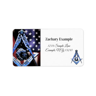 Étiquette Masonic Minds (BLUE)USA