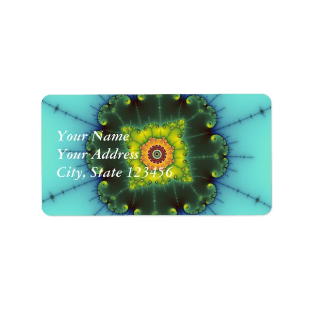 Étiquette Matilda 1 - Art fractal (Devant)