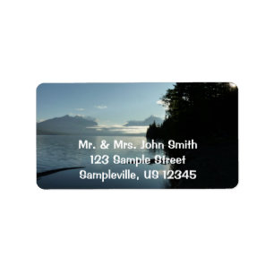 Étiquette Matin au lac McDonald dans le parc national des Gl