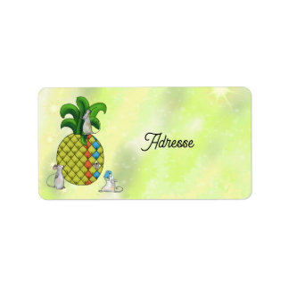 Étiquette Mäuse nähen Ananas
