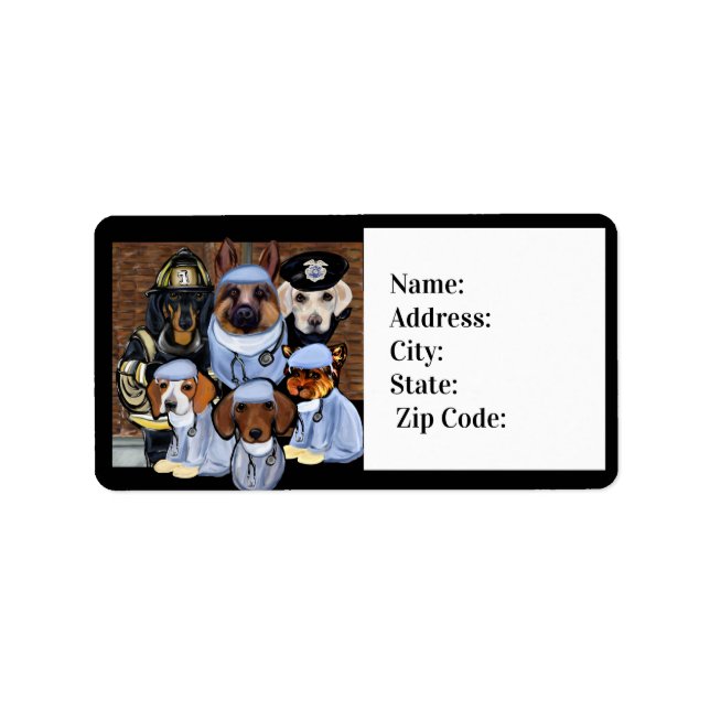 ÉTIQUETTE MERCI (Devant)