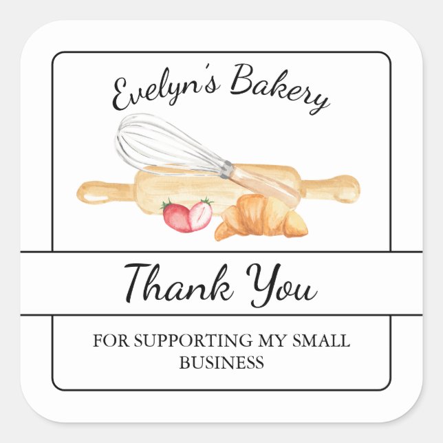 étiquette Merci Cuisine et boulangerie (Devant)