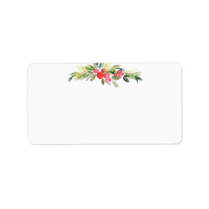 Étiquette Merry Mistletoe   Noël vide