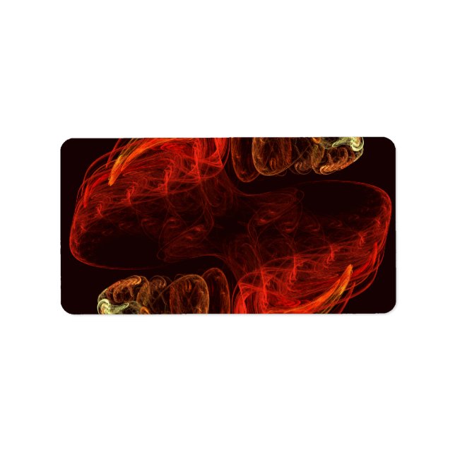 Étiquette Métamorphose Art Abstrait (Devant)