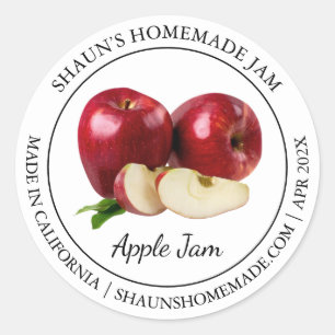Étiquette moderne Apple Jam