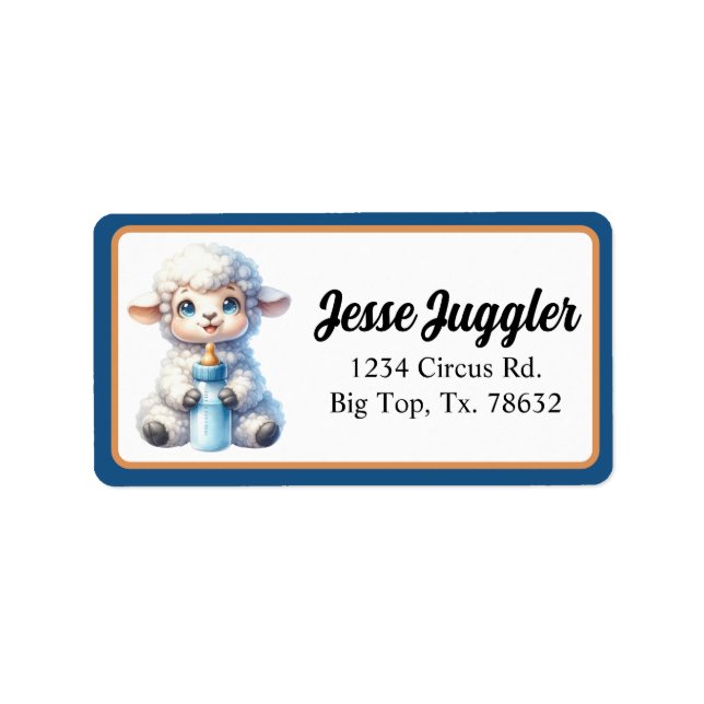 Étiquette Mon Petit Agneau (Devant)