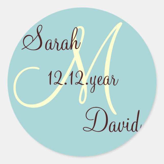 Étiquette monographique personnalisé (Devant)