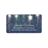 Moon Stars Parties scintillant Mariage de marine