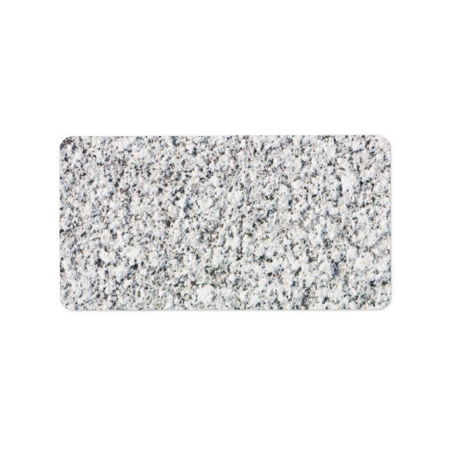 Étiquette Motif de surface en granit (Devant)