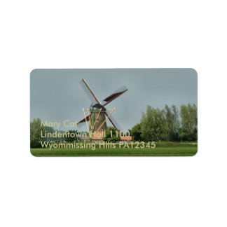 Étiquette Moulin néerlandais #1