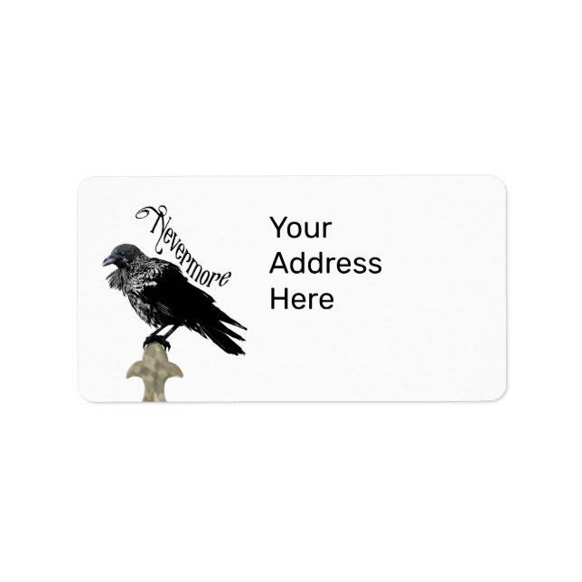Étiquette Nevermore Raven (Devant)