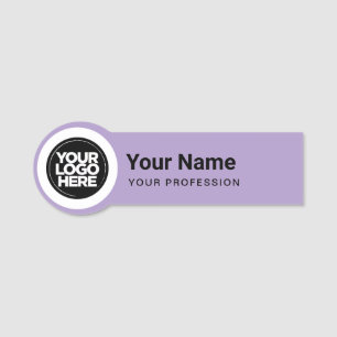 Étiquette nominative d'employé de forme personnali