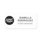 Étiquette nominative personnalisée avec logo pour