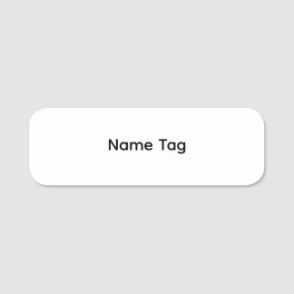 Étiquette nominative personnalisée simple | effaça