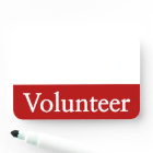 Étiquette nommée "volontaire" traditionnelle