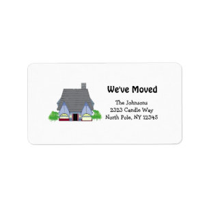 Étiquette Nouvelle adresse de domicile