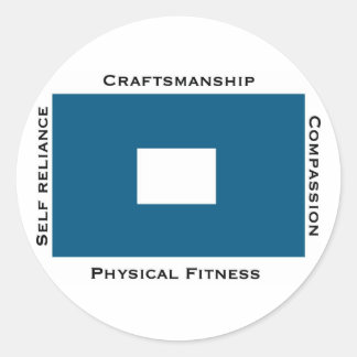 Étiquette OB de l'île Thompson_Blue Peter