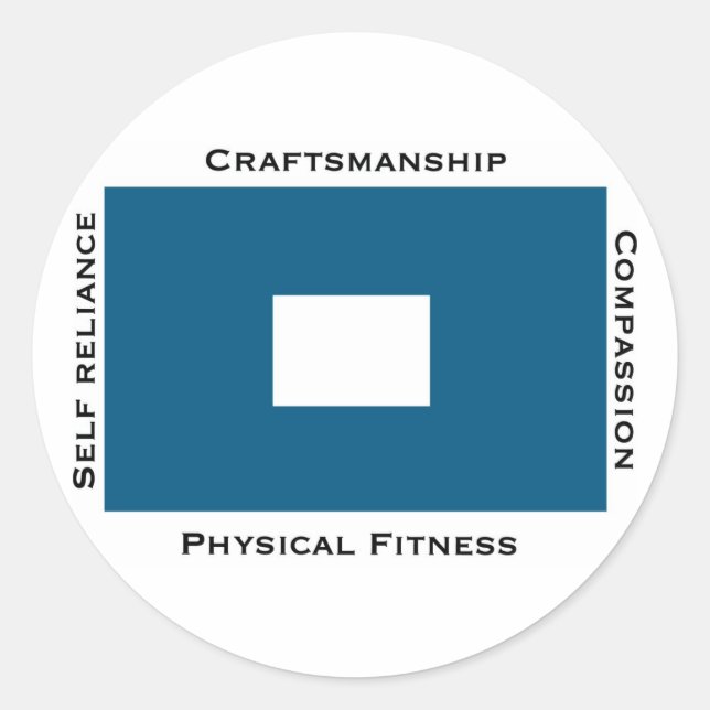 Étiquette OB de l'île Thompson_Blue Peter (Devant)