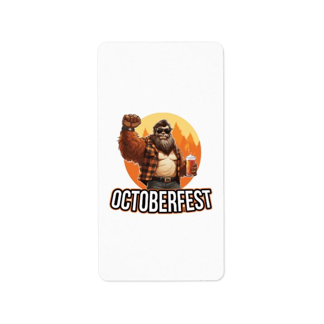 Étiquette Octoberfest Bigfoot (Devant)